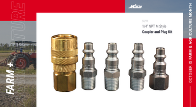 Featuring the Milton® S-211 Coupler and Plug Kit